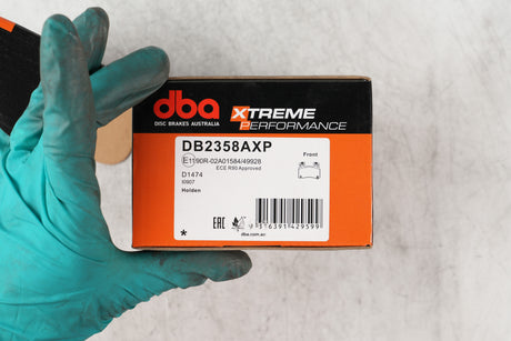 Xp Performance Brake Pads Holden Ve/Vf Ssv Brembo (Rectangle Weight) 2013-2017 Front R90 Approved DB2358AXP - DBA