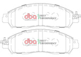 Sp Performance Brake Pads Nissan Np 300 5/2015 On Front DB2374SP - DBA | Universal Auto Spares