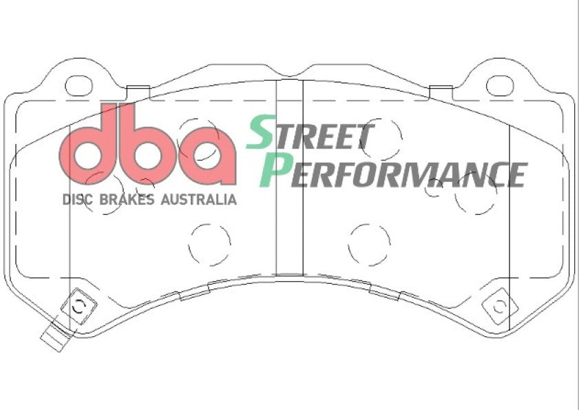 Sp Performance Brake Pads Jeep Srt Front DB2375SP - DBA