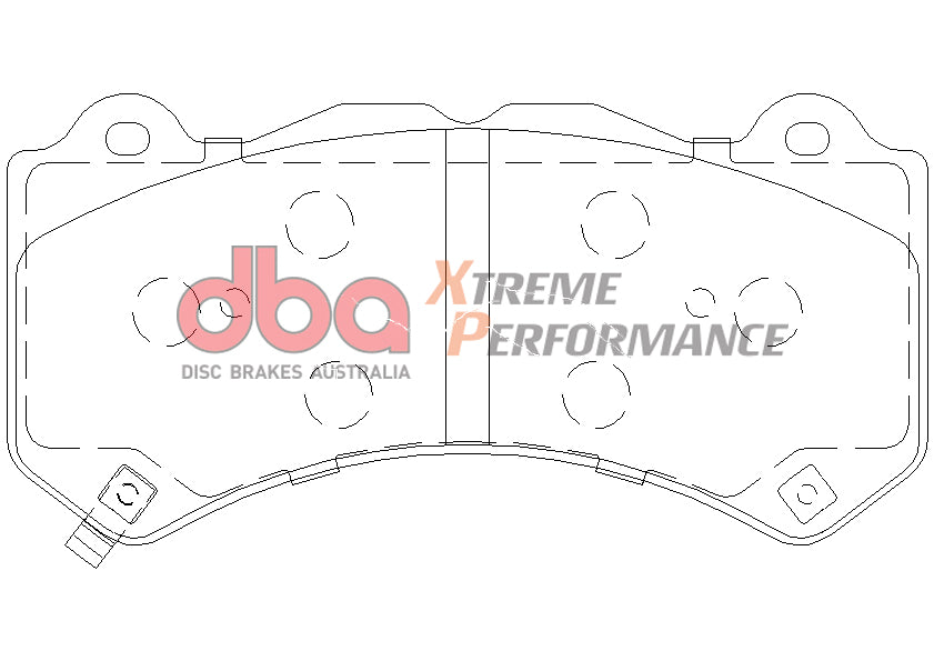 Xp Performance Brake Pads Jeep Srt Front R90 Approved DB2375XP - DBA