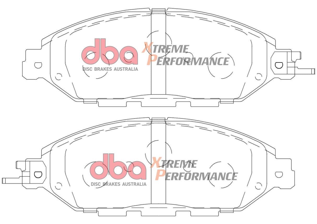 Xp Performance Brake Pads Nissan Pathfinder R52 2013 On Front DB2378XP - DBA