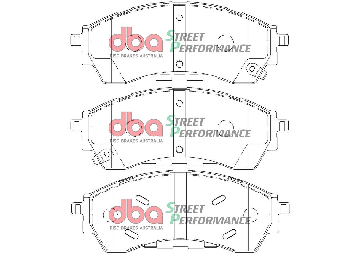 Xp Performance Brake Pads Ford Everest 2015-2023 Raptor Ranger/Vw Amarok 3.0L V6 2022 On Front DB2379SP - DBA