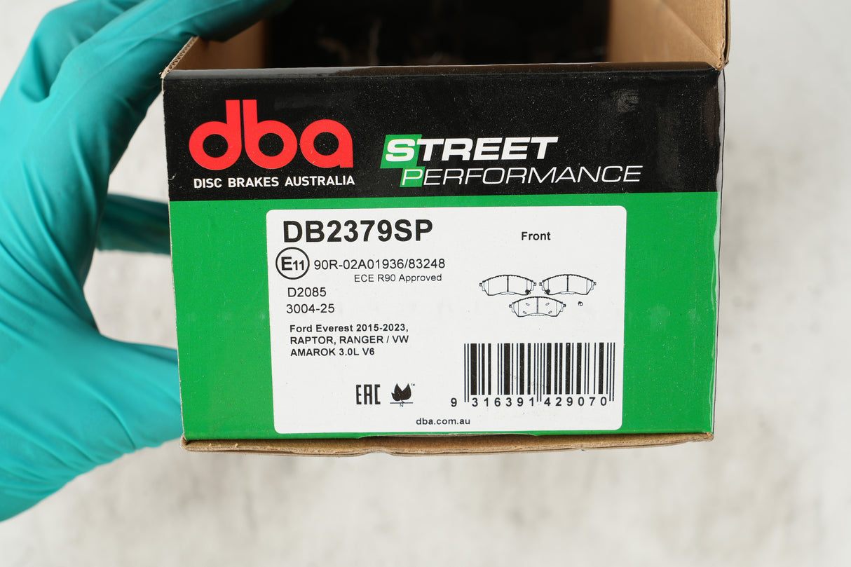 Xp Performance Brake Pads Ford Everest 2015-2023 Raptor Ranger/Vw Amarok 3.0L V6 2022 On Front DB2379SP - DBA