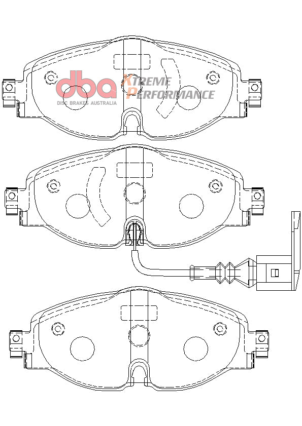 Xp Performance Brake Pads Volkswagen Golf MK7 Front DB2383XP - DBA