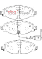 Xp Performance Brake Pads Volkswagen Golf MK7 Front DB2383XP - DBA | Universal Auto Spares