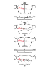 Race Brake Pads Audi TT/A3/SKODA Octavia/Volkswagon Golf/Tiguan 2012 On Rear DB2384RP - DBA
