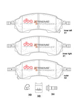 Xp Performance Brake Pads Ford Ranger/Vw Amarok 3.0L V6 2022 On Rear DB2388XP - DBA | Universal Auto Spares