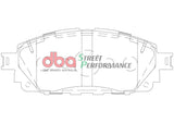 Sp Performance Brake Pads Toyota Hi Lux 5/2015 On 296MM Rotor Front DB2396SP - DBA | Universal Auto Spares