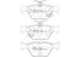 Sp Performance Brake Pads Subaru Liberty/Outback/Tribecca 2015 On Rear DB2398SP - DBA