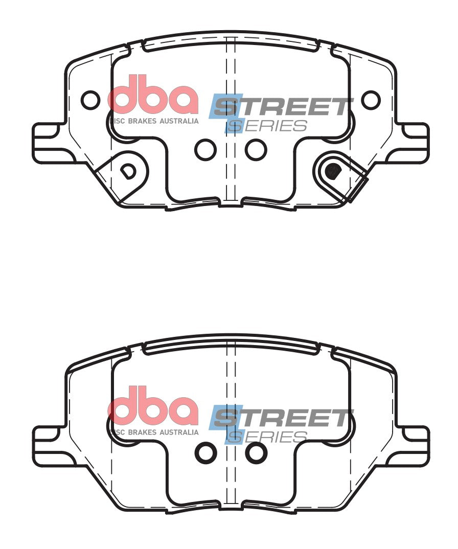 Ss Street Series Brake Pads Fiat 500X/JEEP Renegade 2014 On Front DB2399SS - DBA