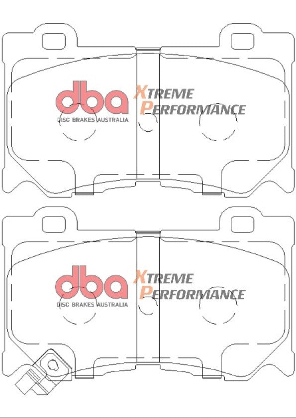 Xp Performance Brake Pads Nissan 370Z Akebono Caliper Front DB2400XP - DBA