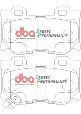 Sp Performance Brake Pads Nissan 370Z Akebono Caliper Rear DB2401SP - DBA | Universal Auto Spares