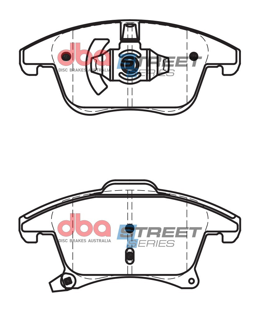 Ss Street Series Brake Pads Ford Mondeo 2014 On Front DB2405SS - DBA