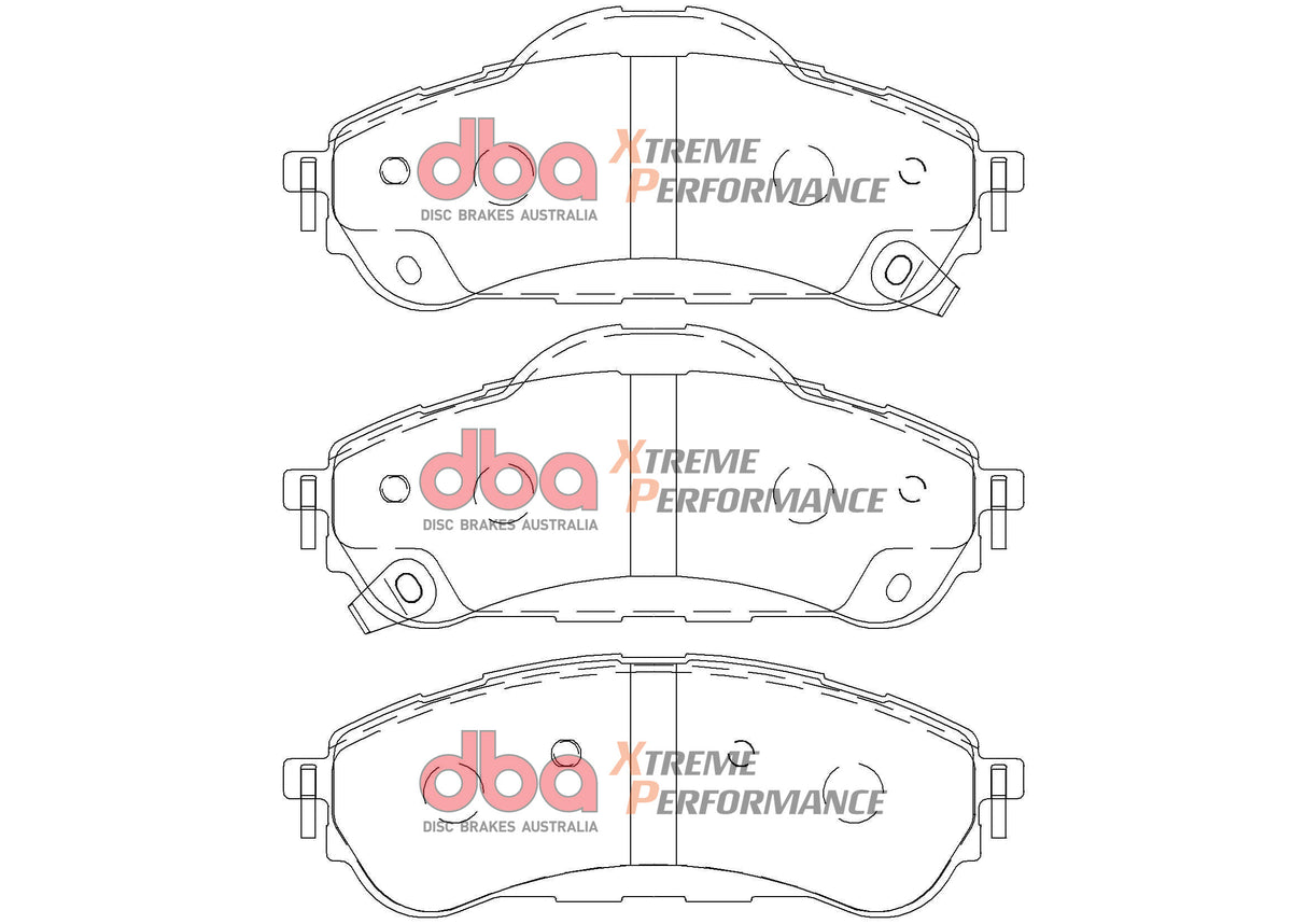 Xp Performance Brake Pads Ford Everest 7/2015 On Rear DB2411XP - DBA