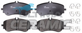 Brake Pads (R) CERAMIC Fits VW AMAROK 2H V6 TDI500/550/580 CRAFTER SY 10/2017-ON DB2422C - Ultima
