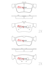 Race Brake Pads Honda Civic 2016 On Rear DB2429RP - DBA | Universal Auto Spares