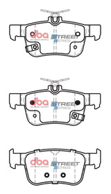 Ss Street Series Brake Pads Honda Civic 2016 On Rear DB2429SS - DBA | Universal Auto Spares