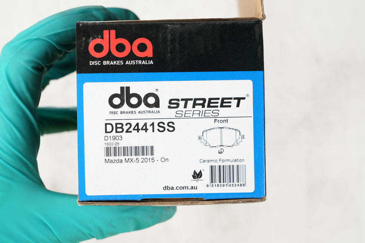 Ss Street Series Brake Pads Mazda Mx 5 2015 On Front DB2441SS - DBA