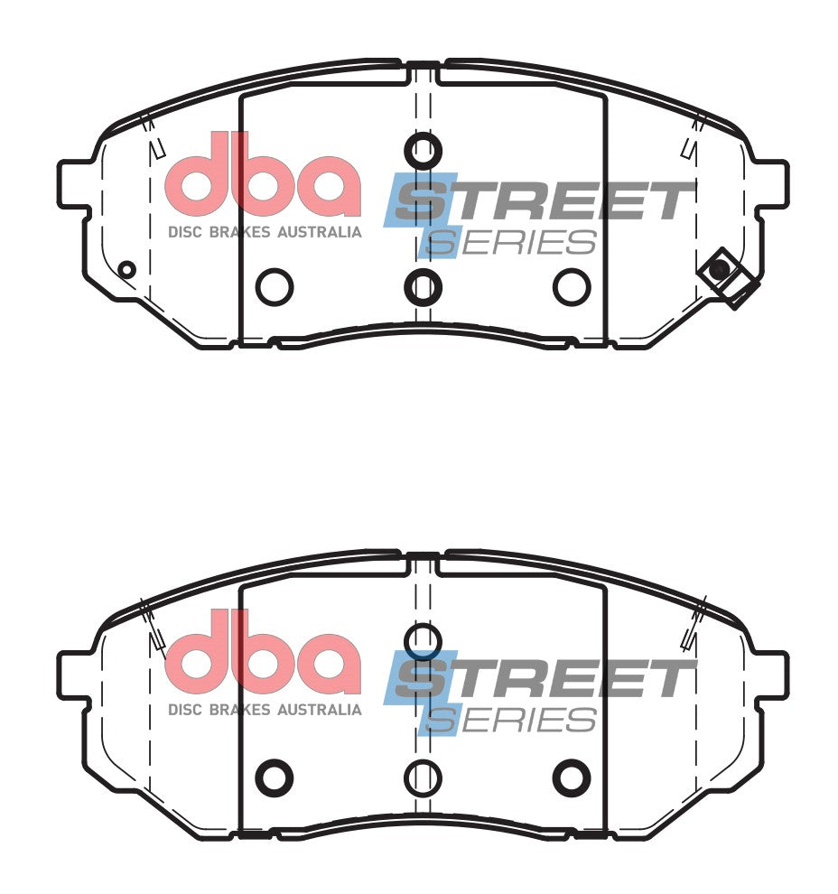 Ss Street Series Brake Pads Holden Jackaroo/Kia Sorento 2009 On Front DB2446SS - DBA