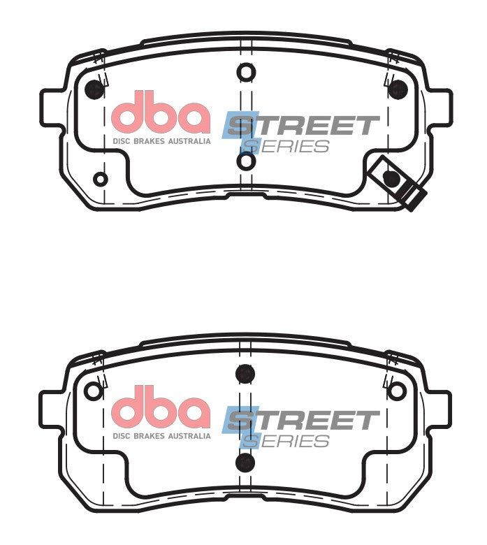 Ss Street Series Brake Pads Holden Jackaroo/Kia Sorento 2009 On Rear DB2447SS - DBA