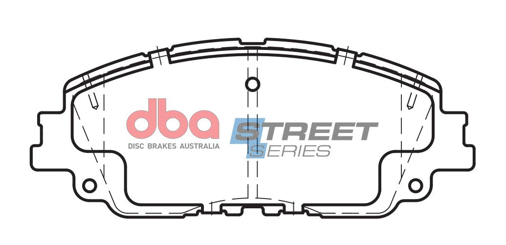 Ss Street Series Brake Pads Toyota Camry 2017 On Front DB2449SS - DBA