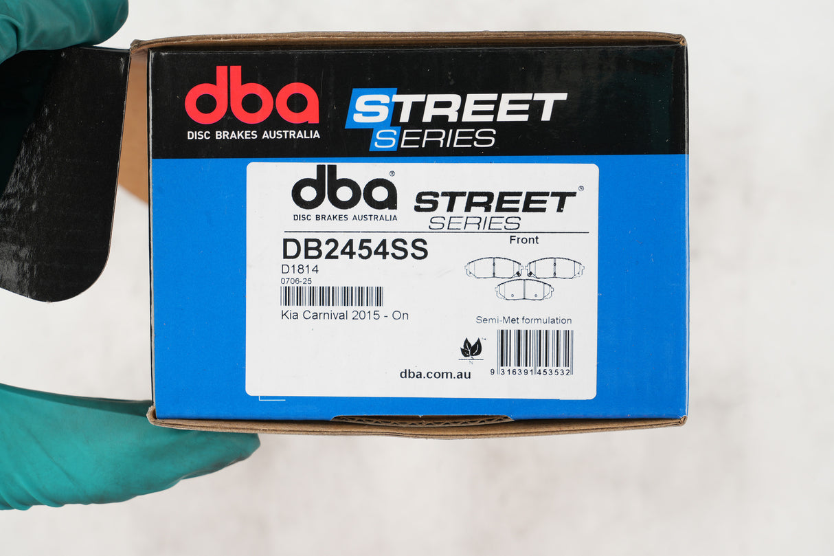 Ss Street Series Brake Pads Kia Carnival 2015 On Front DB2454SS - DBA