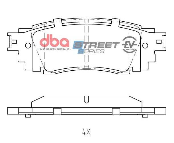 Ssev Street Series Brake Pads Toyota Alphard Hybrid 2015 On/Camry/C-Hr Hybrid 2018 On/Rav 4 Hybrid 2019 On DB2469SSEV - DBA