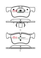 Sp Performance Brake Pads Bmw 320I 300MM Rotor Without M Technology 2012-2015 Front DB2563SP - DBA | Universal Auto Spares