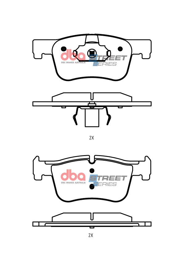 Ss Street Series Brake Pads Bmw 320I To Suitable For 300MM Rotor 2012-2015 Front DB2563SS - DBA