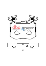 Ss Street Series Brake Pads Mercedes-Benz GLC300 Glc 300 350 E Plug-In Non Sport 20 DB2622SS - DBA | Universal Auto Spares