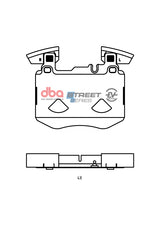 Ssev Street Series Brake Pads Mercedes-Benz GLC300 350 E Plug-In Non Sport DB2622SSEV - DBA | Universal Auto Spares
