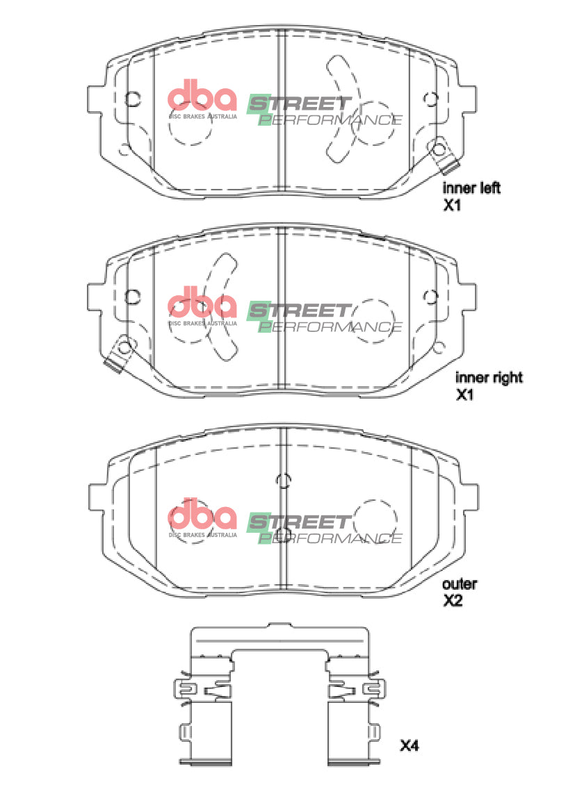 Sp Performance Brake Pads Hyundai Ioniq 5/KIA EV6 2022 On Front DB2647SP - DBA