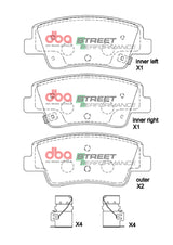 Sp Performance Brake Pads Hyundai Ioniq 5/KIA EV6 2022 On Front DB2648SP - DBA | Universal Auto Spares