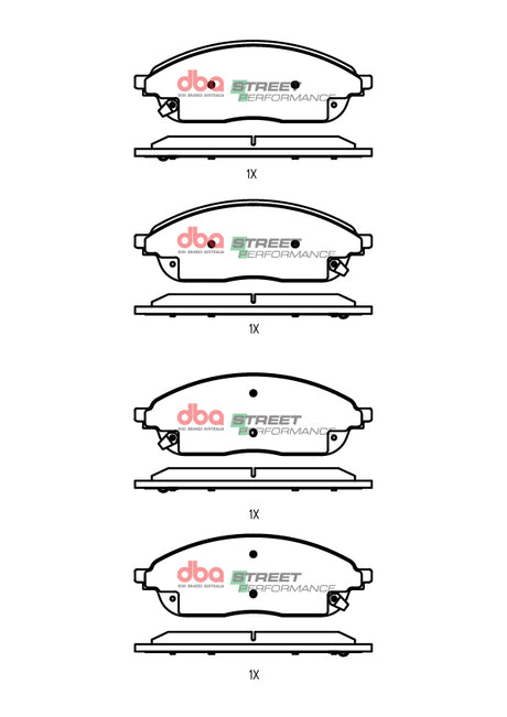 Sp Performance Brake PadsJeep Grand Cherokee Wl 2021-> Front DB2711SP - DBA | Universal Auto Spares