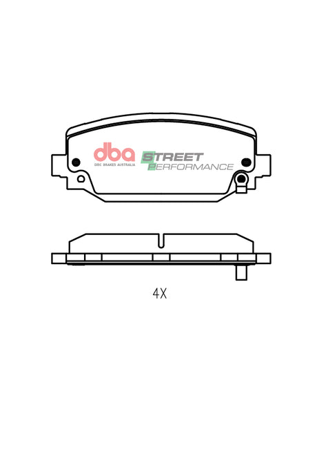 Sp Performance Brake PadsJeep Grand Cherokee Wl 2021-> Rear DB2712SP - DBA | Universal Auto Spares