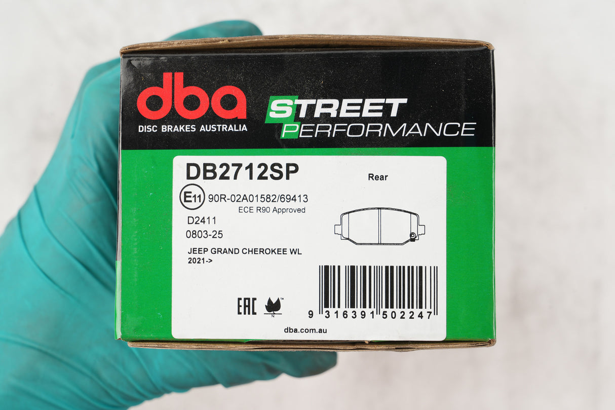 Sp Performance Brake PadsJeep Grand Cherokee Wl 2021-> Rear DB2712SP - DBA