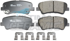 Brake Pads Fits SAIC-LDV G10 VAN REAR DISC PAD 11/2015 ON DB3001C - Ultima