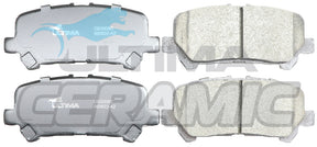 Brake Pads Fits Toyota Hi-Ace 300 series Rear Disc GDH3 0/GRH3 0 DB3006C (DB3006) - Ultima