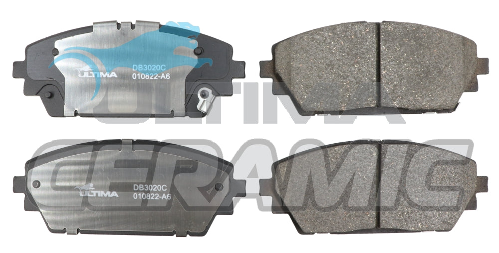 Disc Brake Pads CERAMIC (F) Fits MAZDA 3-BP. G20/G25 CX-30- DM MX-30-DR DB3020C (DB3020) - Ultima