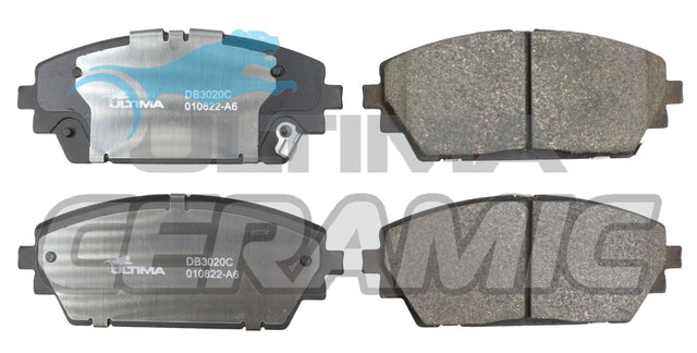 Disc Brake Pads CERAMIC (F) Fits MAZDA 3-BP. G20/G25 CX-30- DM MX-30-DR DB3020C (DB3020) - Ultima