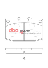 Race Brake Pads Mazda RX7 1986 2002 Front DB416RP - DBA | Universal Auto Spares