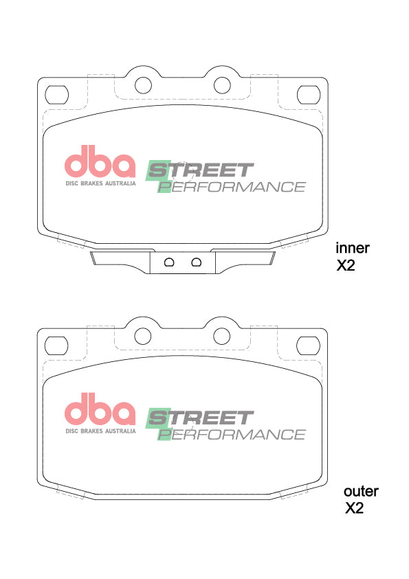 Sp Performance Brake Pads Mazda RX7 1992 2002 Front DB416SP - DBA