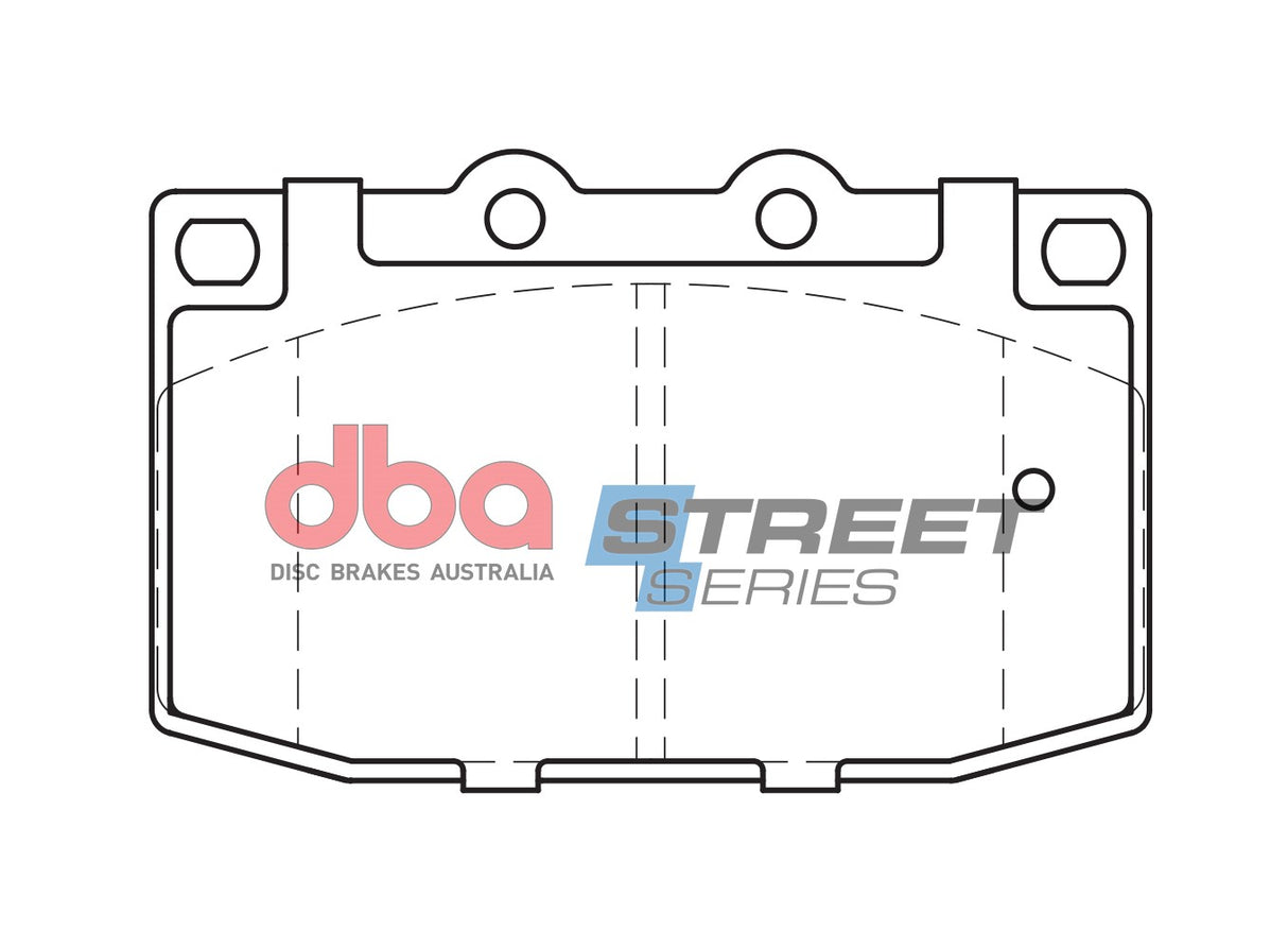 Ss Street Series Brake Pads Mazda RX7 1986-1999 Front DB416SS - DBA