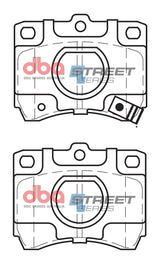 Ss Street Series Brake Pads Ford/Kia & Mazda 1985-2014 Front DB442SS - DBA | Universal Auto Spares