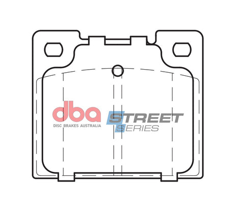 Ss Street Series Brake Pads Holden/Ford/Lancia/Triumph/Volvo Front DB538SS - DBA