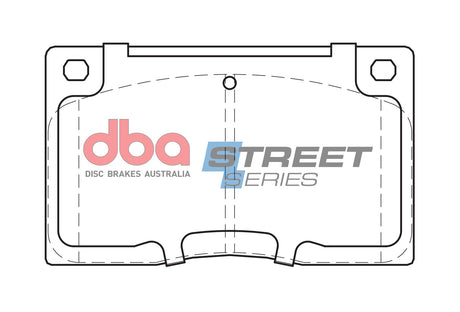 Ss Street Series Brake Pads Aston Martin/Jaguar/Daimler 1968 1993 Front DB585SS - DBA