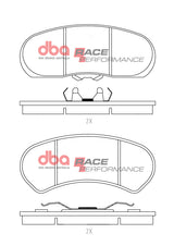 Race Brake Pads Holden Hq -Hj DB6RP - DBA | Universal Auto Spares