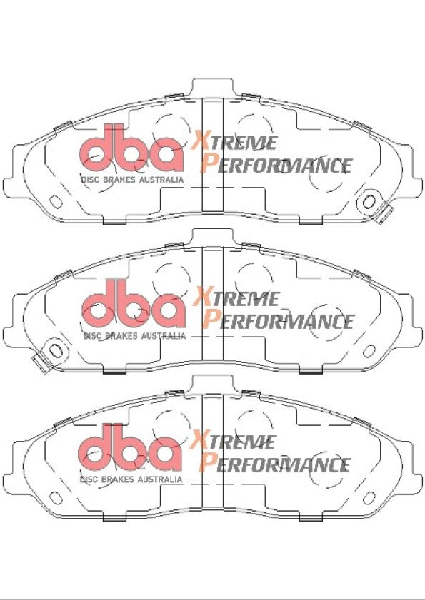 Xp Performance Brake Pads Ford Falcon Ba XR6 XR8 With C5 C6 Caliper/Fpv With Pbr Caliper 02-05 Front DB7599XP - DBA