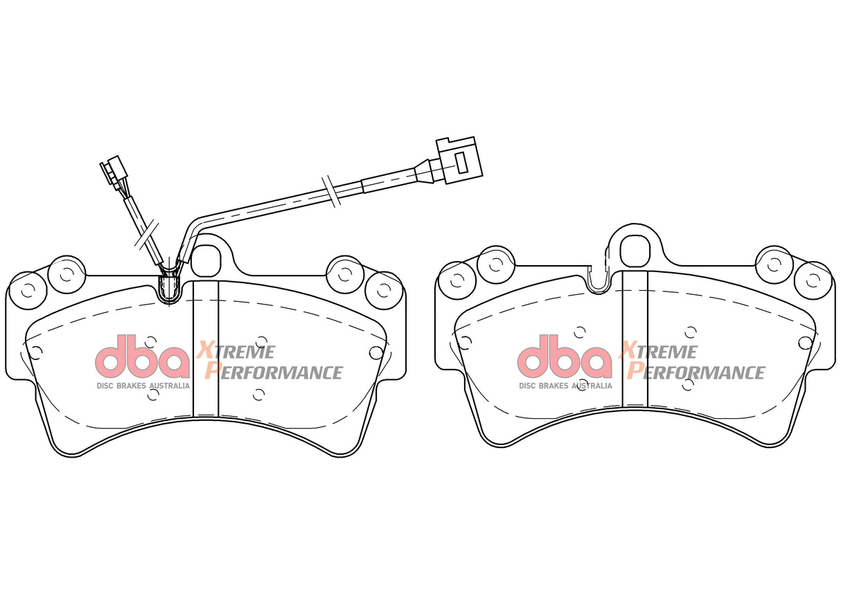 Xp Performance Brake Pads Porsche Cayenne 350MM Front (Suits Wear Sensor DBAWS1119) DB7878XP - DBA