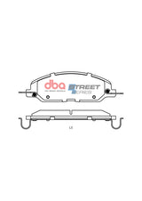 Ss Street Series Brake Pads Ford Mustang 2010 4.6L 235KW 2005-2010 Front DB7986SS - DBA | Universal Auto Spares